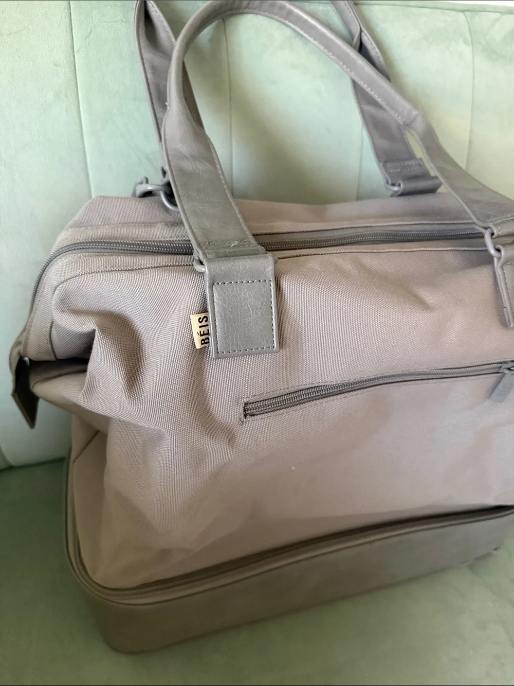 Beis Mini Weekender Travel Tote Bag with Adjustable Strap